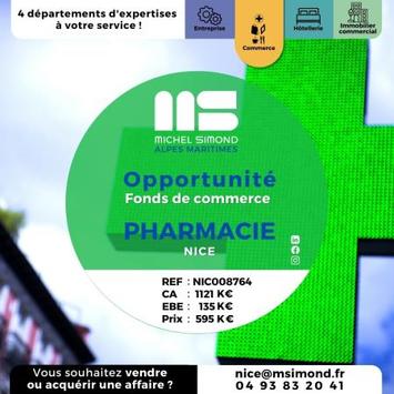 Vente - Pharmacie - Alpes-Maritimes (06)