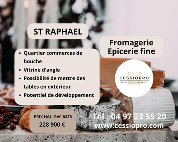 Vente - Alimentation - Epicerie - Fromagerie - Saint-raphael (83700)