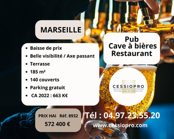 Vente - Bar - Restaurant - Pizzeria - Marseille 9ème (13009)