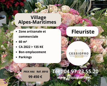Vente - Fleuriste - Valbonne (06560)