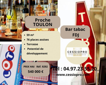 Vente - Bar - Tabac - FDJ - Loto - Toulon (83000)