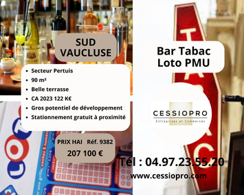 Vente - Bar - Tabac - Loto - PMU - Pertuis (84120)-photo-1