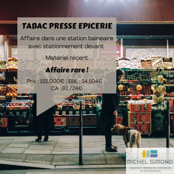 Vente - Tabac - Epicerie - Librairie - Loto - Presse - Superette - Aude (11)