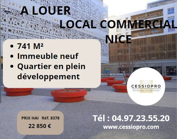 Location Local Commercial - Nice (06300)