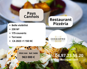 Vente - Restaurant - Pizzeria - Grasse (06130)