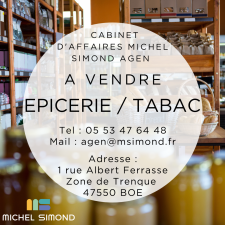 Vente - Tabac - Boulangerie - Epicerie - FDJ - Loto - Superette - Lot-et-Garonne (47)