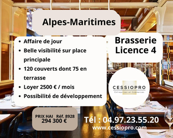 Vente - Brasserie - Licence IV - Cagnes-sur-Mer (06800)