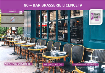 Vente - Bar - Brasserie - Licence IV - Somme (80)