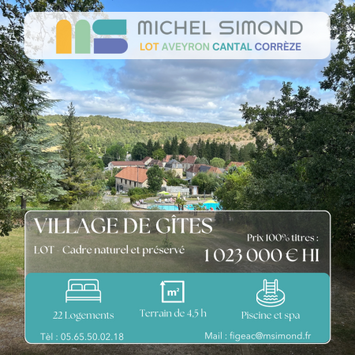 Vente - Hôtel - Camping - Gîte - Lot (46)