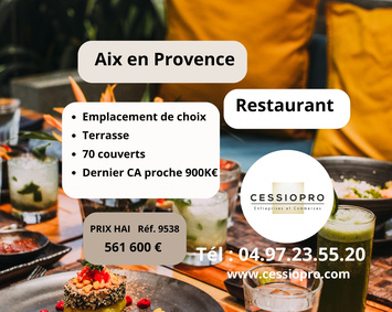 Vente - Restaurant - Aix-en-Provence (13100)