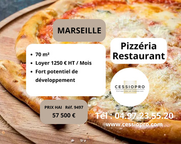 Vente - Restaurant - Pizzeria - Marseille 10ème (13010)