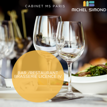 Vente - Bar - Brasserie - Restaurant - Licence IV - Paris (75)