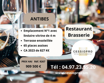 Vente - Brasserie - Restaurant - Antibes (06600)