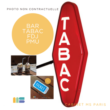 Vente - Bar - Brasserie - Tabac - FDJ - Loto - PMU - Seine-Saint-Denis (93)