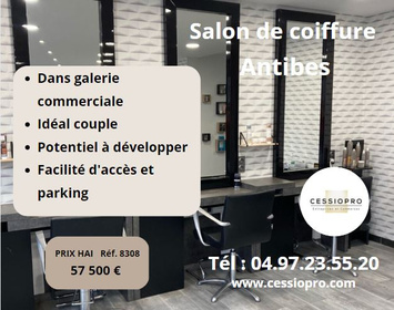 Vente - Salon de coiffure - Antibes (06600)