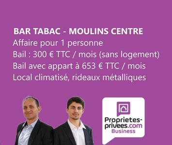 Vente - Bar - Tabac - Allier (03)