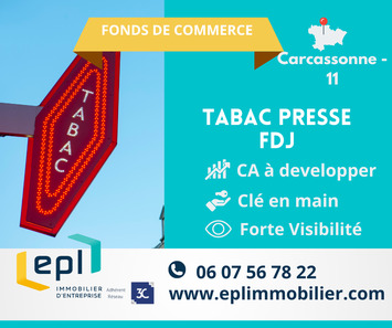 Vente - Tabac - FDJ - Presse - Carcassonne (11000)