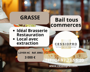 Vente - Brasserie - Restaurant - Grasse (06130)