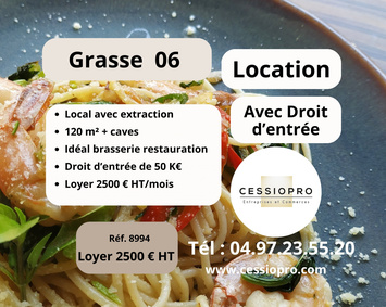 Vente - Brasserie - Restaurant - Grasse (06130)