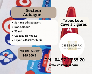 Vente - Tabac - Loto - Aubagne (13400)