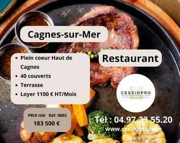 Vente - Restaurant - Cagnes-sur-Mer (06800)