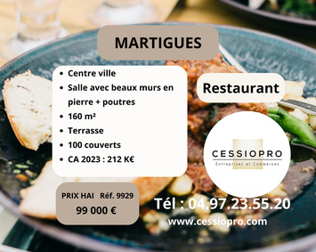 Vente - Restaurant - Martigues (13500)