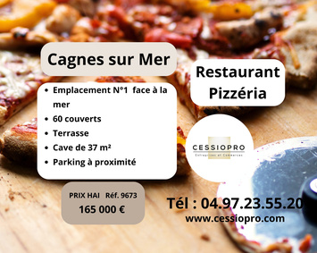 Vente - Restaurant - Pizzeria - Cagnes-sur-Mer (06800)