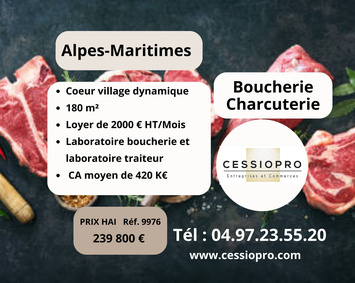 Vente - Boucherie - Charcuterie - Montauroux (83440)