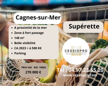 Vente - Alimentation - Superette - Cagnes-sur-Mer (06800)