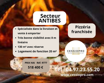 Vente - Pizzeria - Antibes (06600)