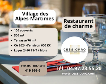 Vente - Restaurant - Grasse (06130)