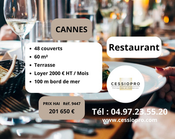 Vente - Restaurant - Cannes (06400)