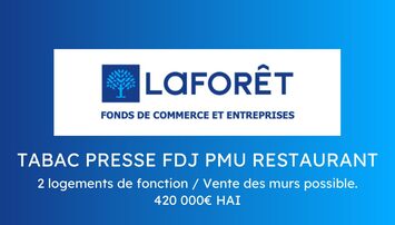 Vente - Bar - Restaurant - Tabac - FDJ - PMU - Presse - Mont-de-Marsan (40000)