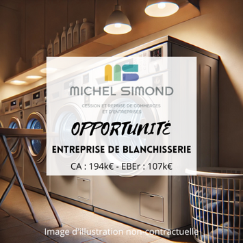 Vente - Blanchisserie - Laverie - Pressing - Finistère (29)