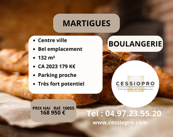 Vente - Boulangerie - Martigues (13500)