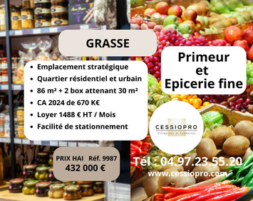 Vente - Alimentation - Epicerie - Grasse (06130)