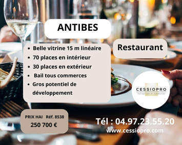 Vente - Restaurant - Antibes (06600)