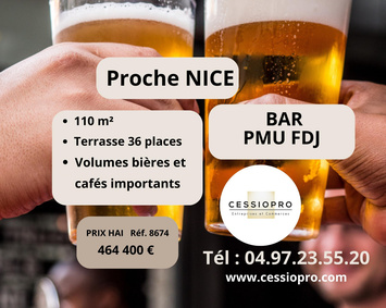 Vente - Bar - PMU - Cagnes-sur-Mer (06800)