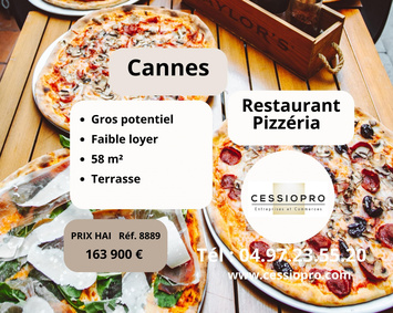 Vente - Restaurant - Pizzeria - Cannes (06400)