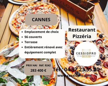 Vente - Restaurant - Pizzeria - Cannes (06400)