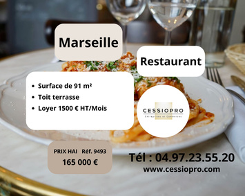 Vente - Restaurant - Marseille 6ème (13006)