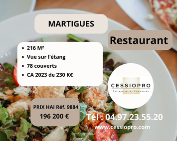 Vente - Restaurant - Martigues (13500)