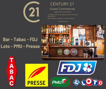 Vente - Bar - Tabac - Brest (29200)