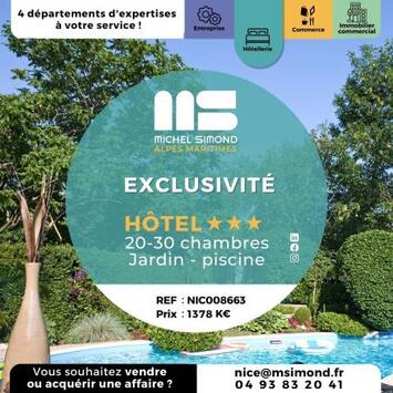 Vente - Hôtel - Restaurant - Alpes-Maritimes (06)