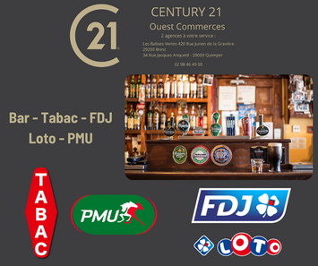 Vente - Bar - Tabac - Brest (29200)