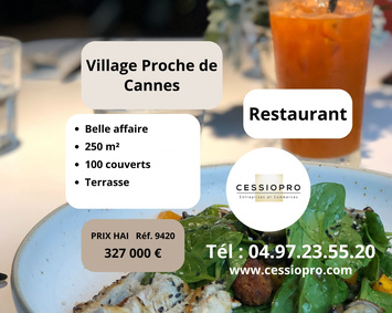 Vente - Restaurant - Le golfe juan (06220)