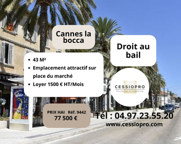 Location Local Commercial - Cannes la bocca (06150)