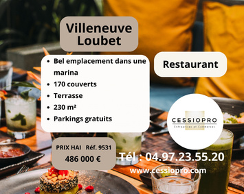 Vente - Restaurant - Villeneuve-Loubet (06270)