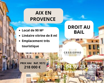 Location Local Commercial - Aix-en-Provence (13100)