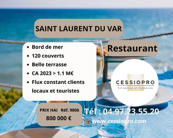 Vente - Restaurant - Saint-Laurent-du-Var (06700)